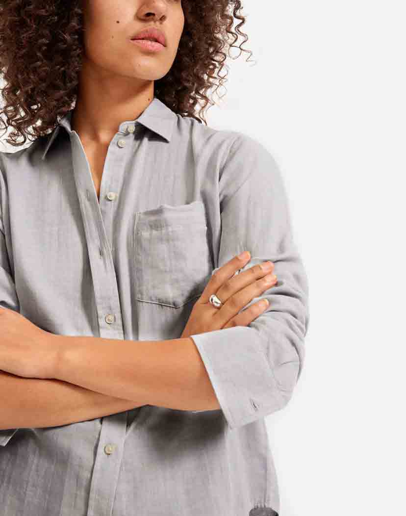 Double-Gauze Relaxed Shirt